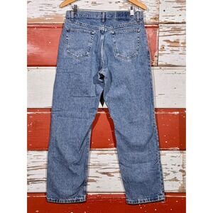 Vintage Wrangler High Waisted Jeans Relaxed Fit Denim Pants Classic Blue Size 32